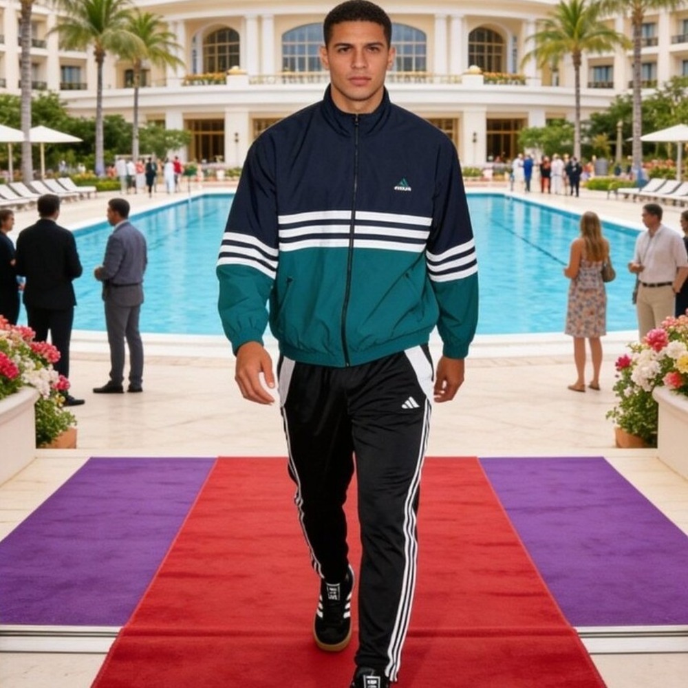 Adidas Men's ARCH Originals Track Top JY2776 2XL Black Collegiate Green‎